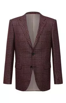 Пиджак из шелка и кашемира Ermenegildo Zegna