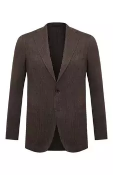 Пиджак из шелка и льна MUST