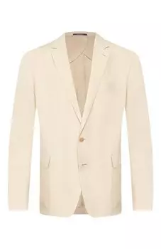 Пиджак из шелка и льна Ralph Lauren