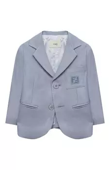 Пиджак из шелка и шерсти Fendi