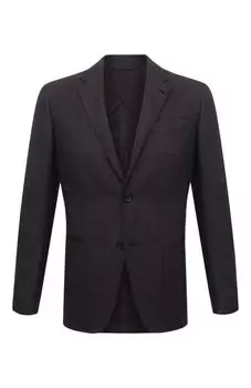 Пиджак из шелка и шерсти Zegna