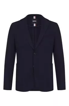 Пиджак из шерсти и хлопка BOSS
