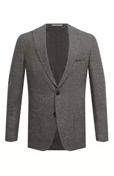 Пиджак из шерсти и хлопка Fradi