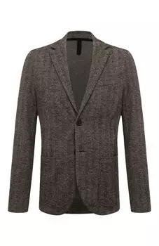 Пиджак из шерсти и хлопка Harris Wharf London