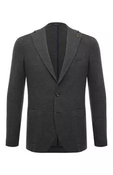 Пиджак из шерсти и хлопка Sartoria Latorre