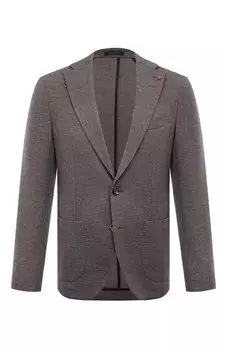 Пиджак из шерсти и хлопка Sartoria Latorre