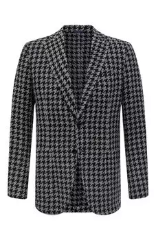 Пиджак из шерсти и хлопка Sartorio