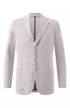 Пиджак из шерсти и хлопка Stefano Ricci