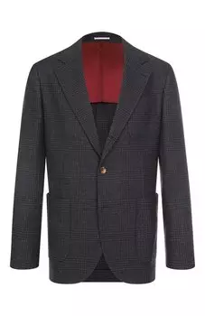 Пиджак из шерсти и кашемира Brunello Cucinelli