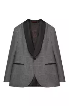 Пиджак из шерсти и льна Brunello Cucinelli