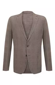 Пиджак из шерсти и льна Ermenegildo Zegna