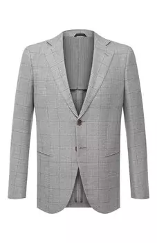 Пиджак из шерсти и льна Giorgio Armani