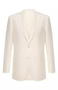 Пиджак из шерсти и шелка Brioni