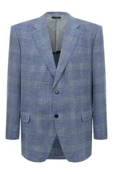 Пиджак из шерсти и шелка Brioni