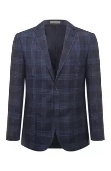 Пиджак из шерсти и шелка Corneliani