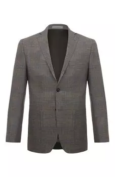 Пиджак из шерсти и шелка Corneliani