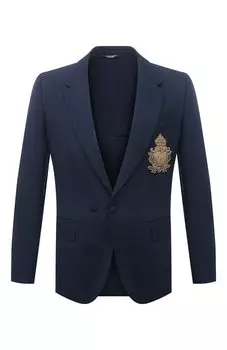 Пиджак из шерсти и шелка Dolce & Gabbana