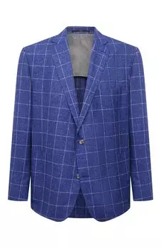 Пиджак из шерсти и шелка Eduard Dressler