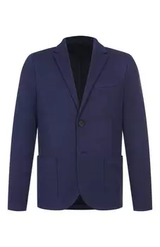 Пиджак из шерсти и шелка Harris Wharf London