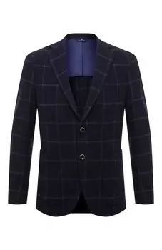 Пиджак из шерсти и шелка Nuti and Co