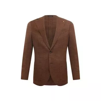 Пиджак из шерсти и шелка Sartoria Latorre