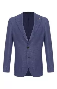 Пиджак из шерсти и шелка Sartoria Latorre