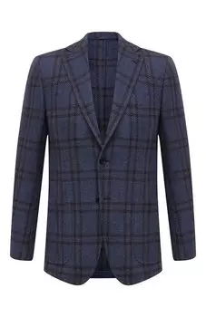 Пиджак из шерсти и шелка Sartorio