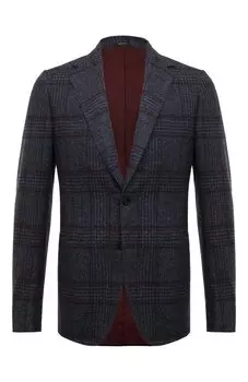 Пиджак из шерсти и шелка Sartorio