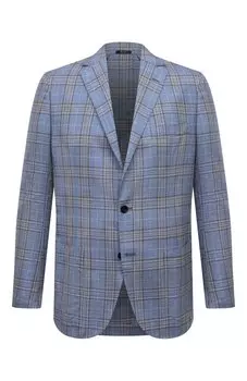 Пиджак из шерсти и шелка Sartorio