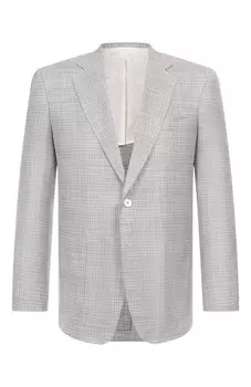 Пиджак из шерсти и шелка Stefano Ricci