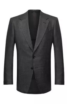 Пиджак из шерсти и шелка Tom Ford