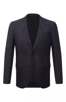 Пиджак из шерсти и шелка Zegna