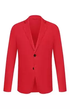 Пиджак из смеси льна и хлопка Giorgio Armani