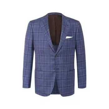 Пиджак из кашемира и льна Kiton