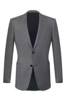 Пиджак из смеси шелка и шерсти Zegna