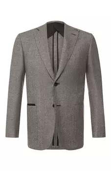 Пиджак из смеси шерсти и шелка Brioni