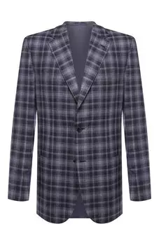 Пиджак из смеси шерсти и шелка Brioni