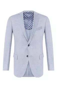 Пиджак из смеси шерсти и шелка Zilli