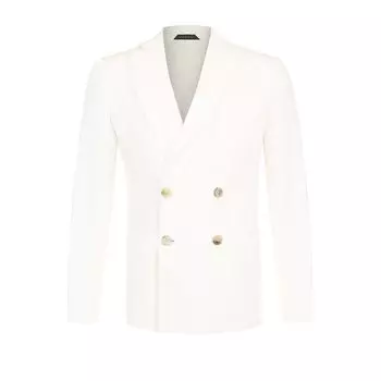 Пиджак из смеси вискозы и хлопка Giorgio Armani