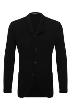 Пиджак из вискозы и хлопка Emporio Armani