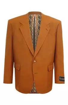 Пиджак из вискозы и льна Gucci