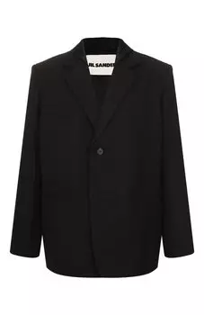 Пиджак из вискозы и шелка Jil Sander