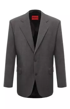 Пиджак из вискозы и шерсти HUGO