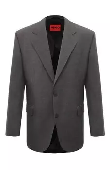 Пиджак из вискозы и шерсти HUGO