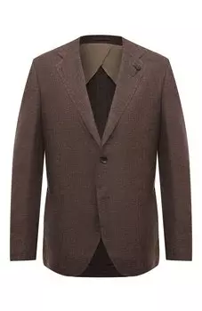 Пиджак изо льна и хлопка Lardini