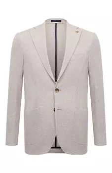 Пиджак изо льна и хлопка Sartoria Latorre