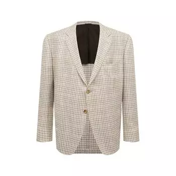 Пиджак изо льна и кашемира Kiton