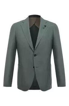 Пиджак изо льна и шелка Lardini