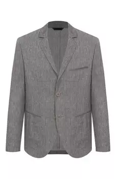 Пиджак изо льна и шерсти Giorgio Armani