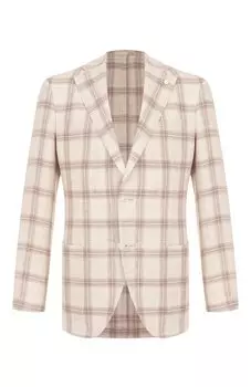 Пиджак изо льна и шерсти Luigi Bianchi